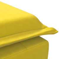 Thumbnail for Massage-Chaiselongue mit Nackenrolle Gelb Samt