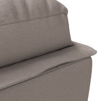 Thumbnail for Chaiselongue mit Kissen Taupe Stoff