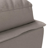 Thumbnail for Massage-Chaiselongue mit Kissen Taupe Stoff