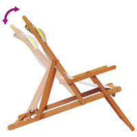 Thumbnail for Strandstühle 2 Stk. Klappbar Mehrfarbig Stoff