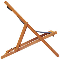 Thumbnail for Strandstühle 2 Stk. Klappbar Blau Stoff