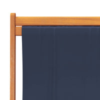 Thumbnail for Strandstühle 2 Stk. Klappbar Blau Stoff