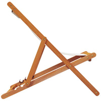 Thumbnail for Klappbare Strandstühle 2 Stk. Cremeweiß Stoff