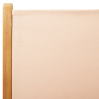 Thumbnail for Gartenstühle Verstellbar 4 Stk. Beige Stoff und Massivholz