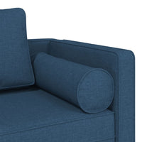 Thumbnail for Chaiselongue mit Kissen Blau Stoff
