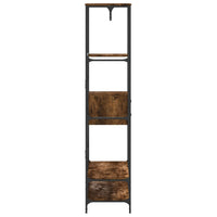 Thumbnail for Kleiderständer mit Ablagen Räuchereiche Holzwerkstoff