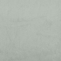 Thumbnail for Chaiselongue mit Nackenrolle und Rechter Armlehne Hellgrau Samt