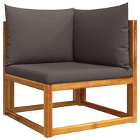 Thumbnail for 6-tlg. Garten-Sofagarnitur mit Kissen Massivholz Akazie