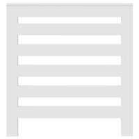 Thumbnail for Heizkörperverkleidung Weiß 78x20x82 cm Holzwerkstoff
