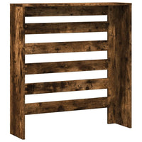 Thumbnail for Heizkörperverkleidung Räuchereiche 78x20x82 cm Holzwerkstoff