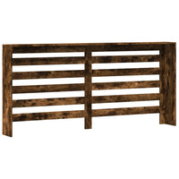 Thumbnail for Heizkörperverkleidung Räuchereiche 175x20x82 cm Holzwerkstoff