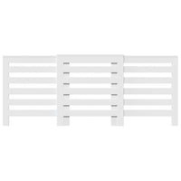 Thumbnail for Heizkörperverkleidung Weiß 205x21,5x83,5 cm Holzwerkstoff