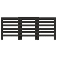 Thumbnail for Heizkörperverkleidung Schwarz 205x21,5x83,5 cm Holzwerkstoff