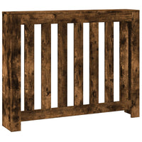 Thumbnail for Heizkörperverkleidung Räuchereiche 104x20x82 cm Holzwerkstoff