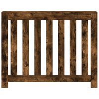 Thumbnail for Heizkörperverkleidung Räuchereiche 104x20x82 cm Holzwerkstoff