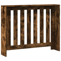 Thumbnail for Heizkörperverkleidung Räuchereiche 104x20x82 cm Holzwerkstoff