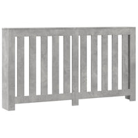 Thumbnail for Heizkörperverkleidung Betongrau 149x20x82 cm Holzwerkstoff