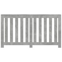 Thumbnail for Heizkörperverkleidung Betongrau 149x20x82 cm Holzwerkstoff