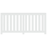 Thumbnail for Heizkörperverkleidung Weiß 175x20x82 cm Holzwerkstoff