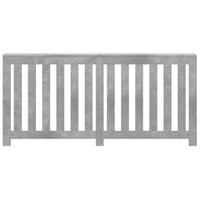 Thumbnail for Heizkörperverkleidung Betongrau 175x20x82 cm Holzwerkstoff