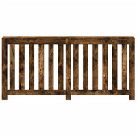 Thumbnail for Heizkörperverkleidung Räuchereiche 175x20x82 cm Holzwerkstoff