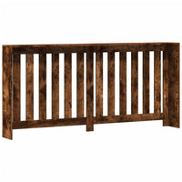 Thumbnail for Heizkörperverkleidung Räuchereiche 175x20x82 cm Holzwerkstoff