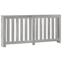 Thumbnail for Heizkörperverkleidung Grau Sonoma 175x20x82 cm Holzwerkstoff