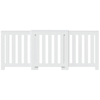 Thumbnail for Heizkörperverkleidung Weiß 205x21,5x83,5 cm Holzwerkstoff