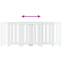 Thumbnail for Heizkörperverkleidung Weiß 205x21,5x83,5 cm Holzwerkstoff