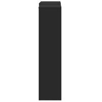 Thumbnail for Heizkörperverkleidung Schwarz 205x21,5x83,5 cm Holzwerkstoff
