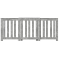 Thumbnail for Heizkörperverkleidung Betongrau 205x21,5x83,5 cm Holzwerkstoff