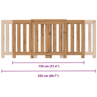 Thumbnail for Heizkörperverkleidung Artisan-Eiche 205x21,5x83,5 cm