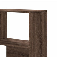 Thumbnail for Eck-Bücherregal 4 Etagen Eichen-Optik 85x85x140cm Holzwerkstoff