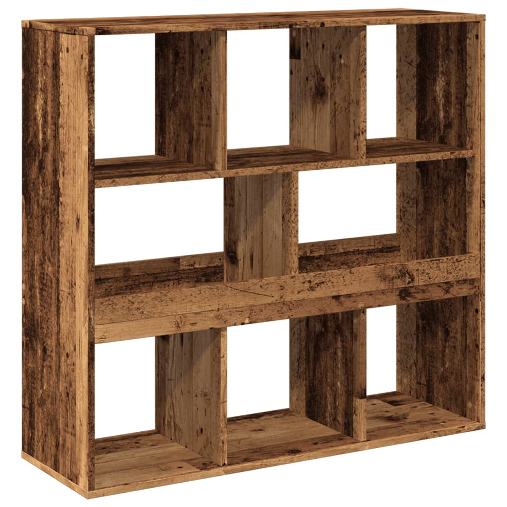 Raumteiler Altholz-Optik 100x33x94,5 cm Holzwerkstoff