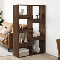 Thumbnail for Raumteiler Braun Eichen-Optik 100x33x155,5 cm Holzwerkstoff