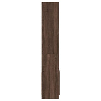 Thumbnail for Highboard 63x33x180 cm Braun Eichen-Optik Holzwerkstoff