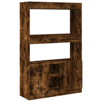 Thumbnail for Highboard Räuchereiche 92x33x140 cm Holzwerkstoff