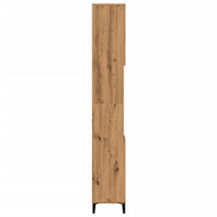 Thumbnail for Badschrank Artisan-Eiche 30x30x190 cm Holzwerkstoff