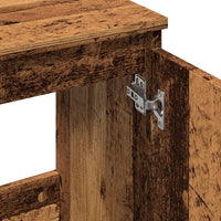 Thumbnail for Waschbeckenunterschrank Altholz-Optik 58x33x60 cm Holzwerkstoff