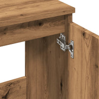 Thumbnail for Waschbeckenunterschrank Artisan-Eiche 58x33x60 cm Holzwerkstoff
