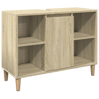 Thumbnail for Badschrank Sonoma-Eiche 80x33x60 cm Holzwerkstoff