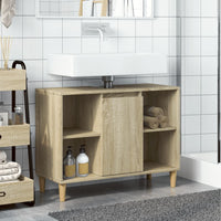 Thumbnail for Badschrank Sonoma-Eiche 80x33x60 cm Holzwerkstoff