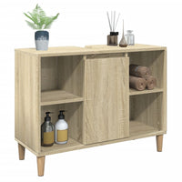 Thumbnail for Badschrank Sonoma-Eiche 80x33x60 cm Holzwerkstoff