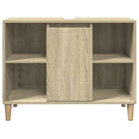 Thumbnail for Badschrank Sonoma-Eiche 80x33x60 cm Holzwerkstoff