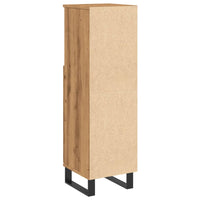 Thumbnail for Badschrank Artisan-Eiche 30x30x100 cm Holzwerkstoff