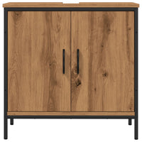 Thumbnail for Waschbeckenunterschrank Artisan-Eiche 60x30x60 cm Holzwerkstoff