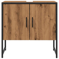 Thumbnail for Waschbeckenunterschrank Artisan-Eiche 60x33x60 cm