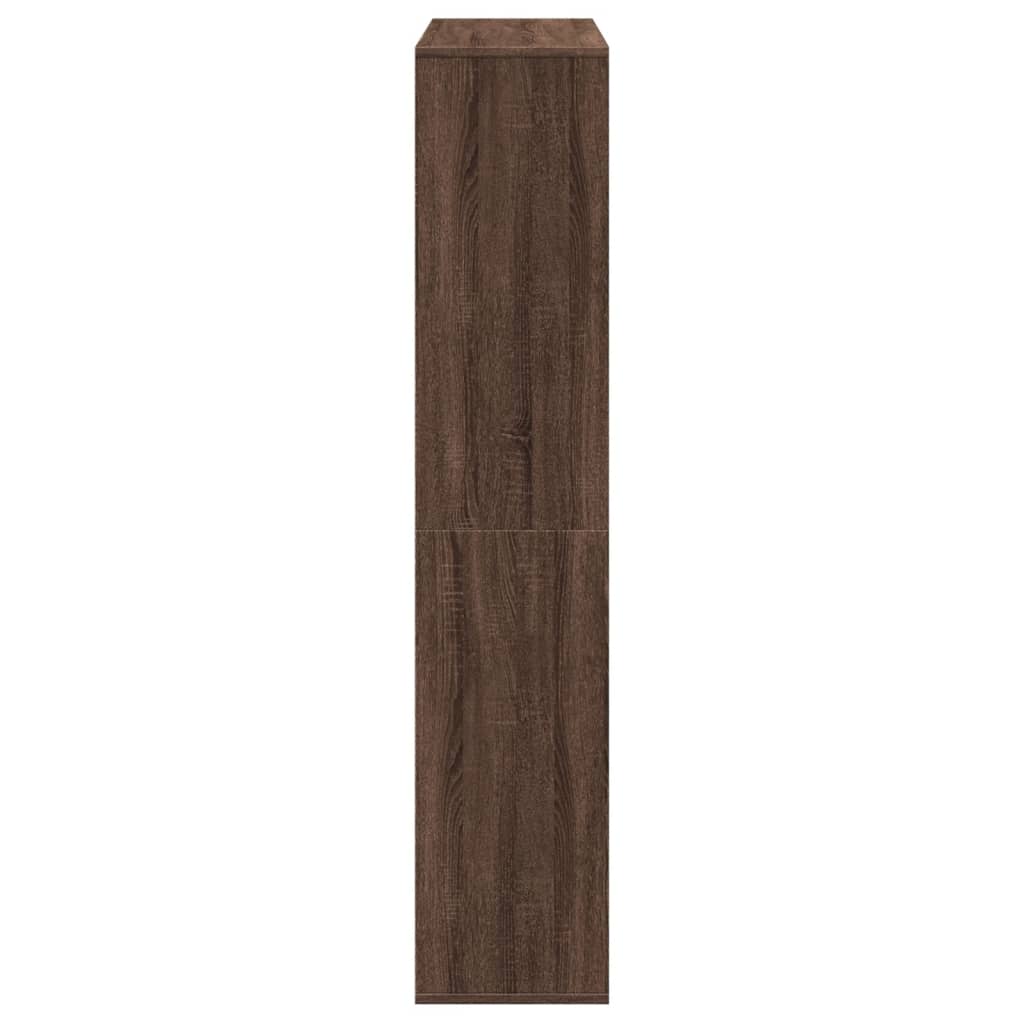 Bücherregal Braun Eichen-Optik 102x29x143 cm Holzwerkstoff