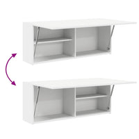 Thumbnail for Bad-Wandschrank Weiß 100x25x40 cm Holzwerkstoff