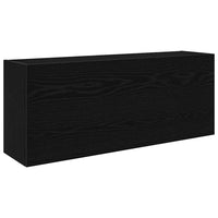 Thumbnail for Bad-Wandschrank Schwarz 100x25x40 cm Holzwerkstoff